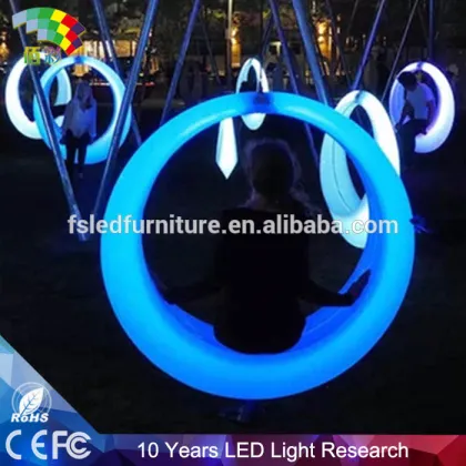 Waterproof LED Outdoor Swing/Circular Glowing Hammocks