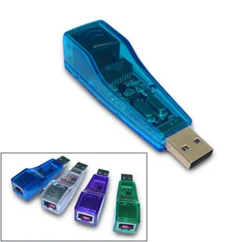 USB to 10/100Mbps Adapter,Transfer Speed of 480Mbps and Easy to Read LED Indicator