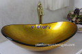 clear tempered glass basins for bathrooms N-129