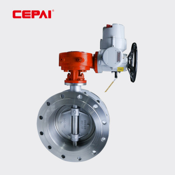 Adjustable Electric Three-eccentric Butterfly Valve