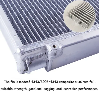 Aluminum Radiator for Plymouth Valiant Barracuda L6/V8 and Dodge Dart 2.8L/3.7L/4.5L (1963-1966)