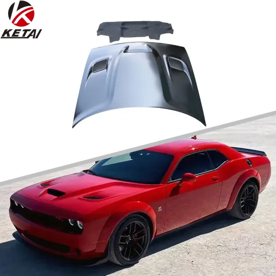 2015 Hellcat Style Aluminum Engine Hood for Challenger 2015-2021