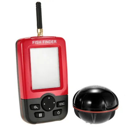 Portable Hot Sale 100M Fishing Echo Sounder LCD Screen Sonar Fish Finder