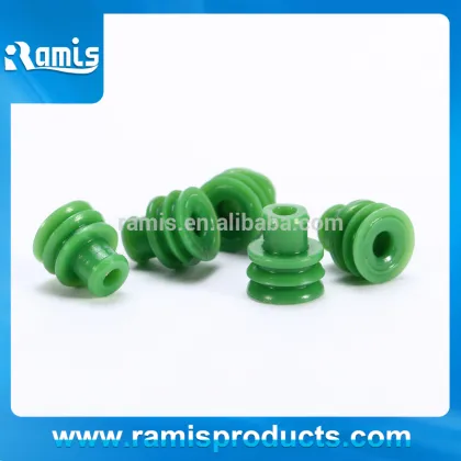 Green rubber plug