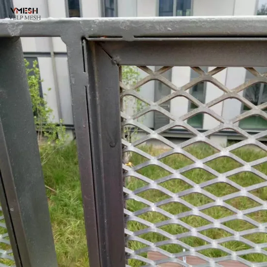 Powder Coating Exterior Wall Aluminum Expanded Metal Mesh