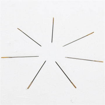 Best Promotion 100Pcs Golden Needle Tail Needle Size 24 For 11CT Embroidery Fabric Cross Stitch Lowest Price