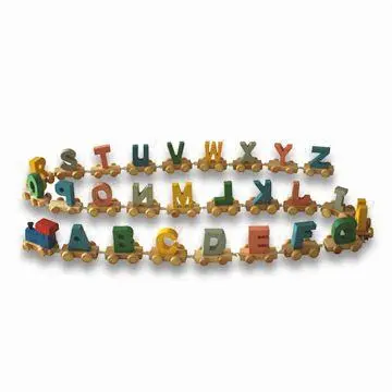 Train Set, Made of Plywood, Available in Various Sizes