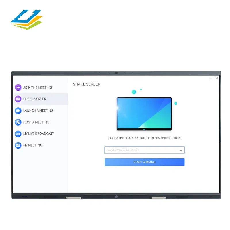 86 Inch Interactive Flat Panel Monitor Whiteboard