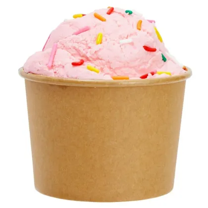 Biodegradable Disposable Paper Ice Cream Cups