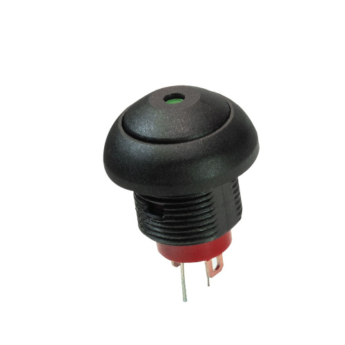 Waterproof Round Cap 12mm LED Light Switches