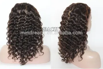 7A grade Best quality ombre brazilian hair 27#/30# mix color full lace wig