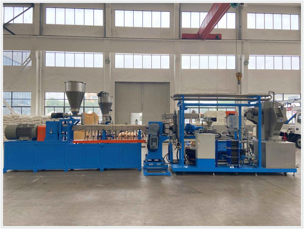 Plastic Compounding Twin Screw Extruder Line