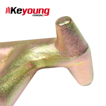 Keyoung Factory Direct Sales G70 Forged US Standard Yellow Galvanized T-J Type Hook