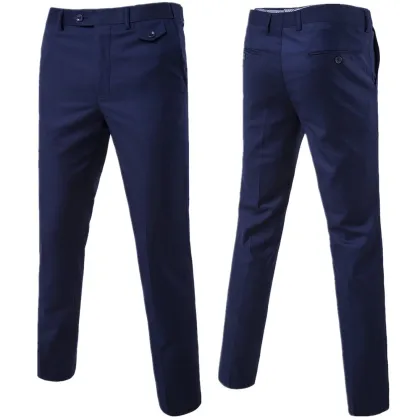High Quality Cotton Blend Chino Pants for Men - Formal Casual Golf Pant