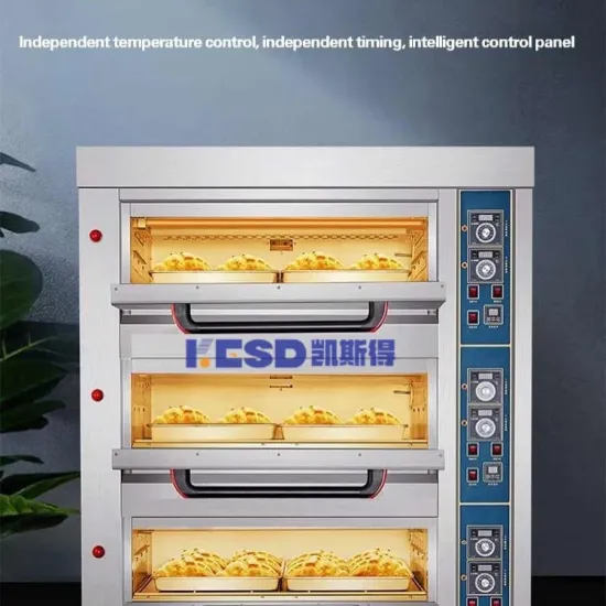 Multifunctional Professional Baking Oven with Three Layers and Nine Trays 250L