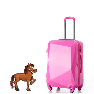 fancy press-resistance pink lightweight newest design 24 inch trolley suitcase japanese luggage