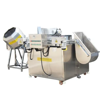 Crispy Chicken Frying Machine: Automatic Discharging Frying Chicken Wing Machine