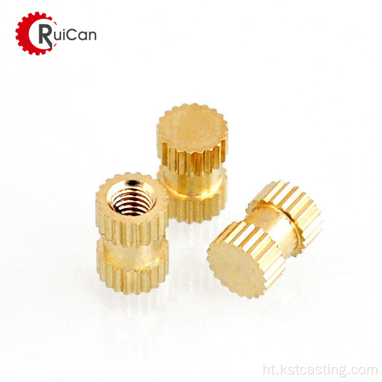 Segondè presizyon kwiv CNC Thorne pati yo