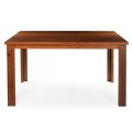 Solid Wood Rustic Dinner Room Restaurant Square Tables