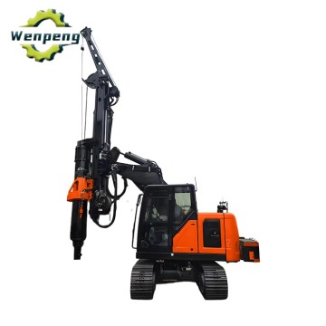 50KN.m Torque Rotary Drilling Rig with Forward-leaning Structure