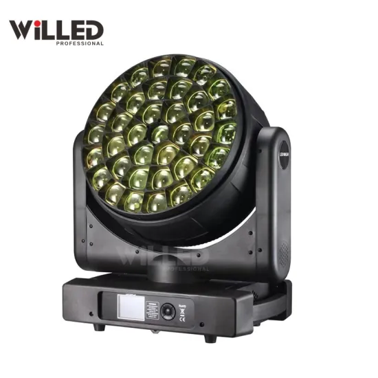 Clay Paky K25 37X40W Wash Beam LED with Pixel Control Bee Eyes Moving Head Light