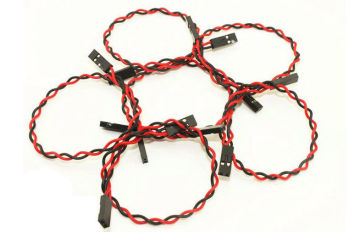 2 Pin Flexible Jumper Wires Female To Female , Dupont 2p Twisted Wire Cable