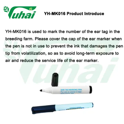 Black Color Livestock Ear Tag Marking Pen