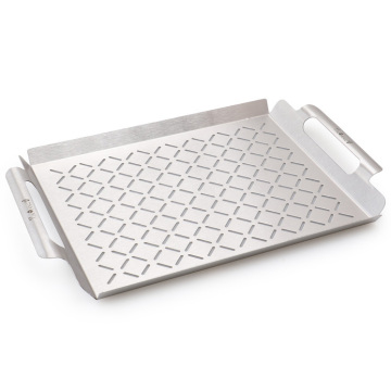 Stainless Steel Big Vegetable BBQ Grill Basket