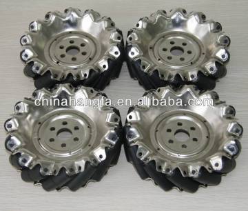 a set of 6 inch steel robot mecanum wheel