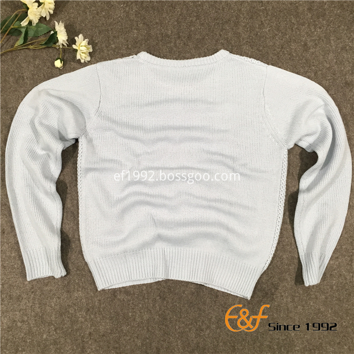 Classic Fashion and Basic Style Womens Crew Neck Sweater