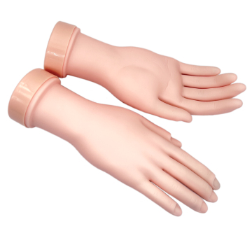 Flexible Silicone Finger Model for Nail Art Practice and Training