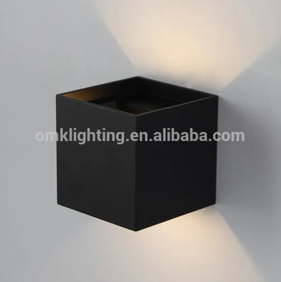 outdoor 2*3w black or white led wall light
