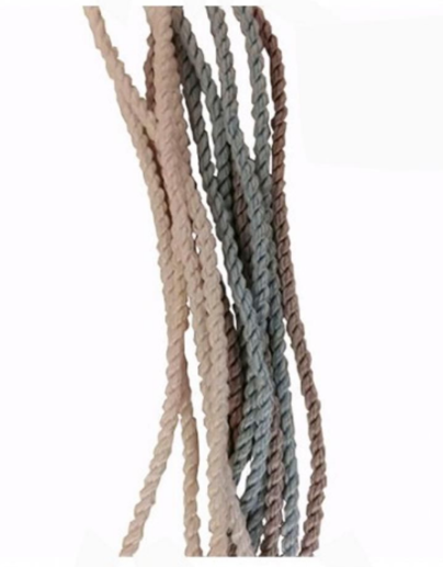 braided twisted cord for paper handing bag