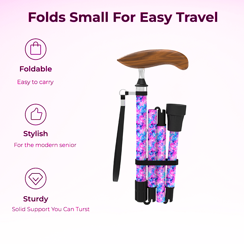 Adjustable Colorful Walking Cane High-Quality Carbon Fiber - View 6