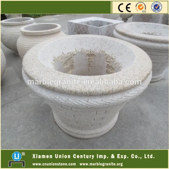 Large Stone Granite Flower Pots
