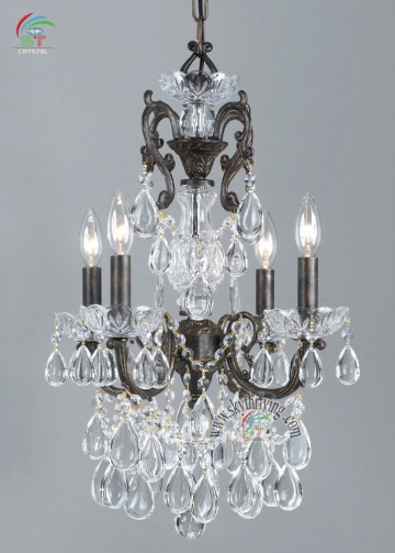 vienna palace 4-lights crystal chandelier light