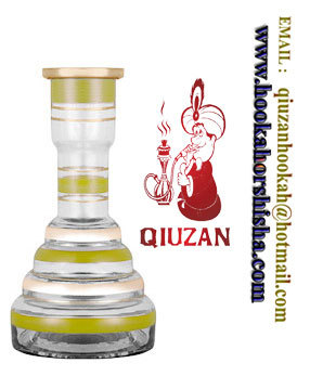 New Style Hookah Vase Hookah Bottle Cheap Glass Hookah Vase