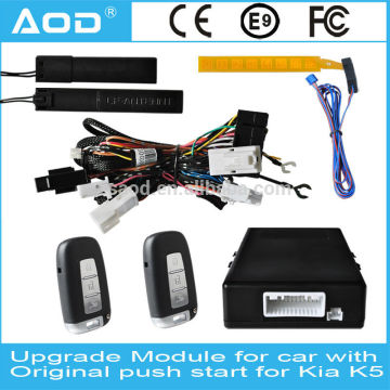 Two way type car alarm for push button start stop for Kia K5 with GPS (Optional)