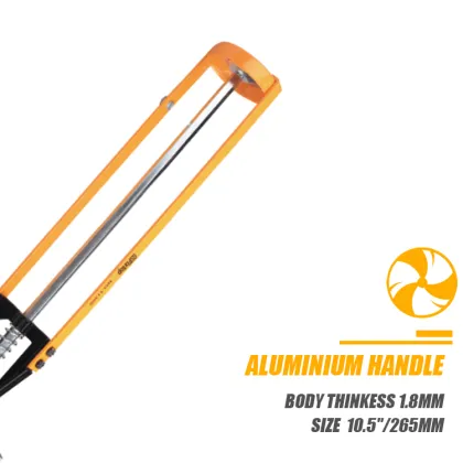 High Quality Heavy Duty Aluminium Caulking Gun 9 inch 265mm Cordless