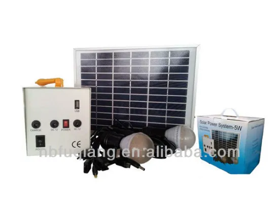 FQ-9035W portable 3.5W solar energy system mini home solar lighting system for lighting and mobile charging