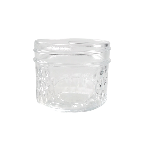 Mini intagliato Mini Mason Jelly Jar Jars Glass