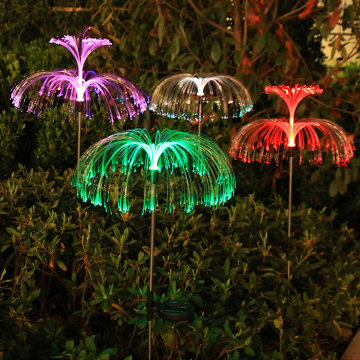 RGB 7 Color Solar Garden LED Jellyfish Light - Custom Design Decoration Waterproof Lawn Ground Plug Lamp