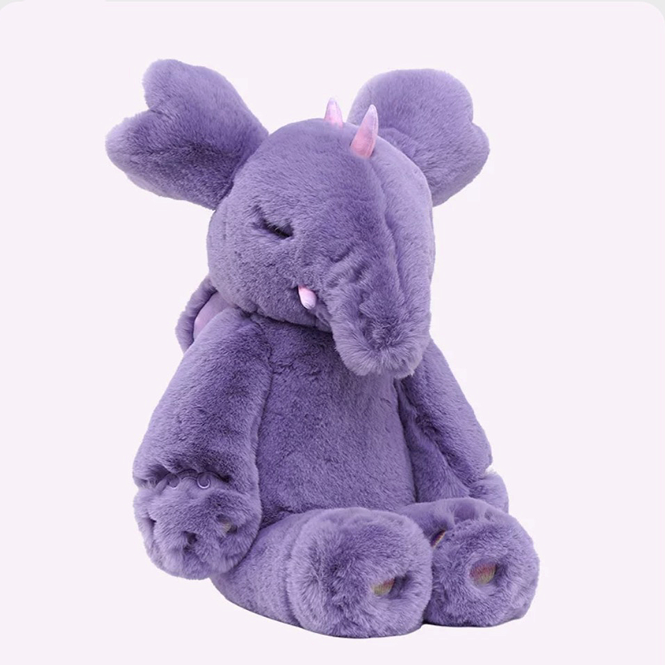 Boneca de pelúcia de elefante fofo