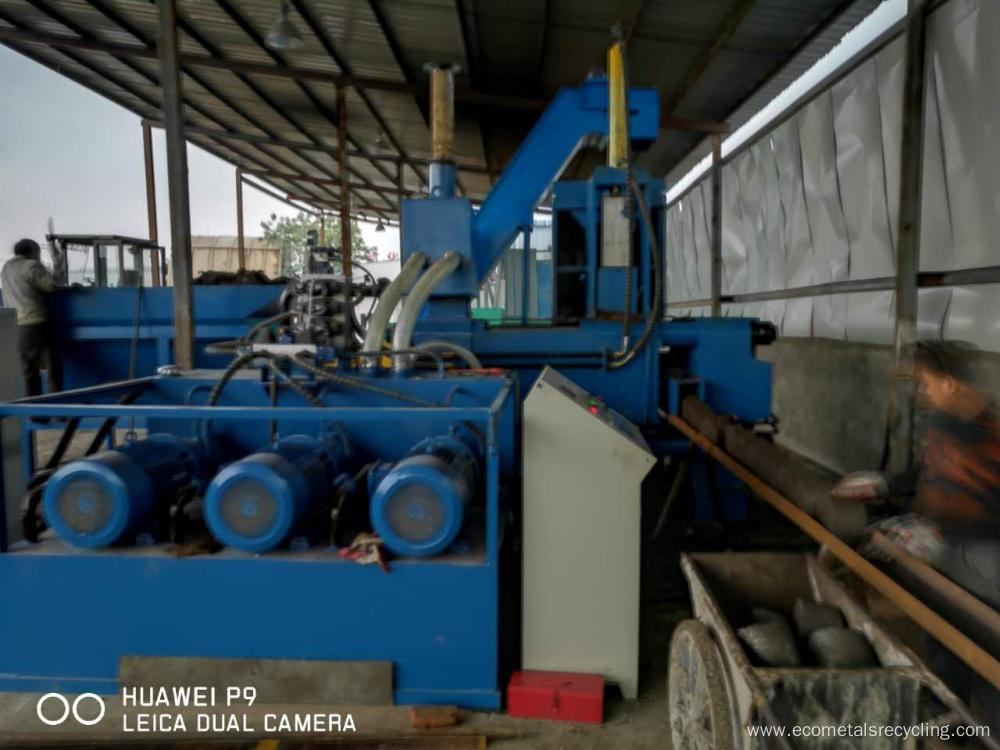 Horizontal Automatic Scrap Briquette Press for Steel Chips