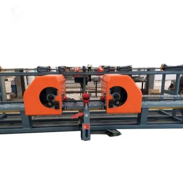 Automatic vertical double head steel bar bending machine