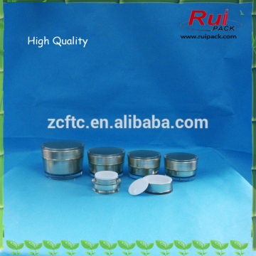 15ml high quality Acrylic plastic clear cosmetic Jar with screw cap /plastic acrylic clear