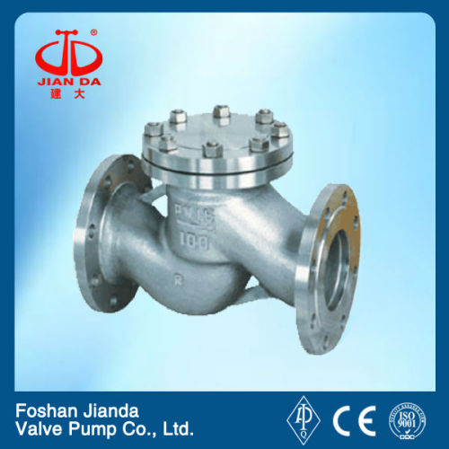 4'' JIS 10k RF flange cast iron check valve