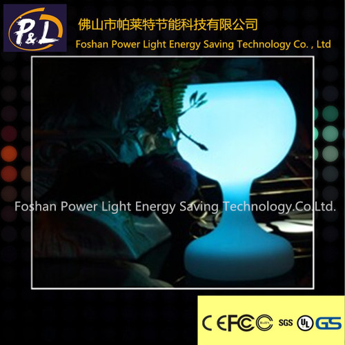 Wireless Rechargeable Lighting Table Lamp LED Glass Light