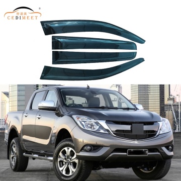 حاجب نافذة الأكريليك الأسود لـ Mazda BT-50 2011-2018