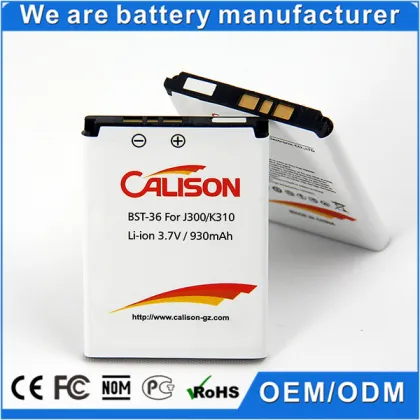 BST-36, Cell Phone Battery BST-36 for SONY K310